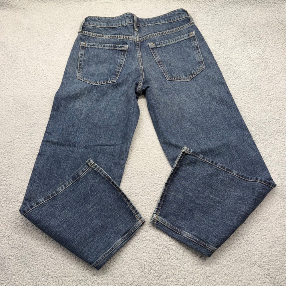NWT Hollister 355-387-00495-276 Womens 6R W28 Regular Baggy Low-Rise Denim Jeans
